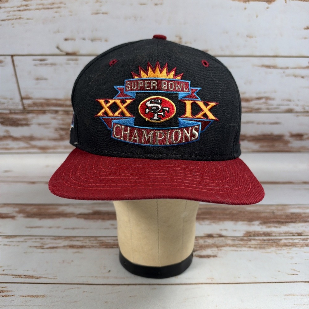 Vintage New Era SF 49ers Super Bowl XXIX Snapback Hat 1995 Champions